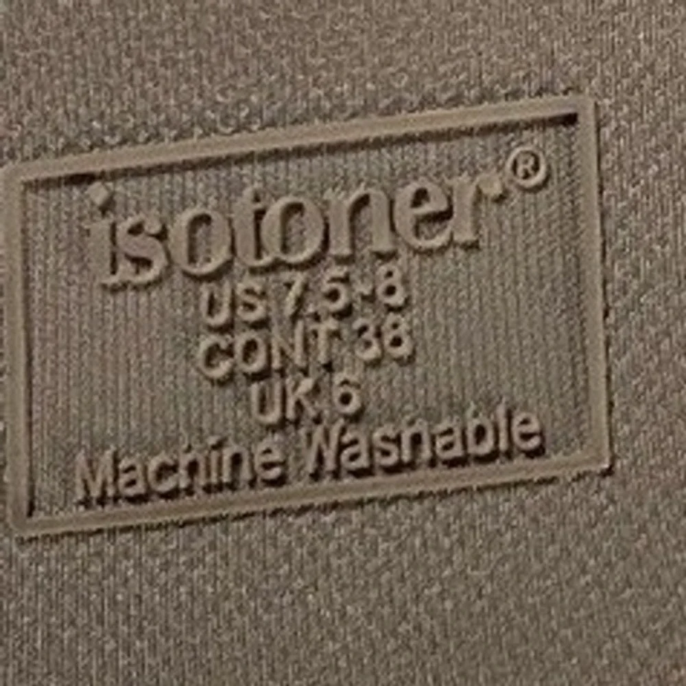 Isotoner Pink Quilted Comfort‎ Slides Slippers Women's US 7.5 8 - Picture 5 of 5